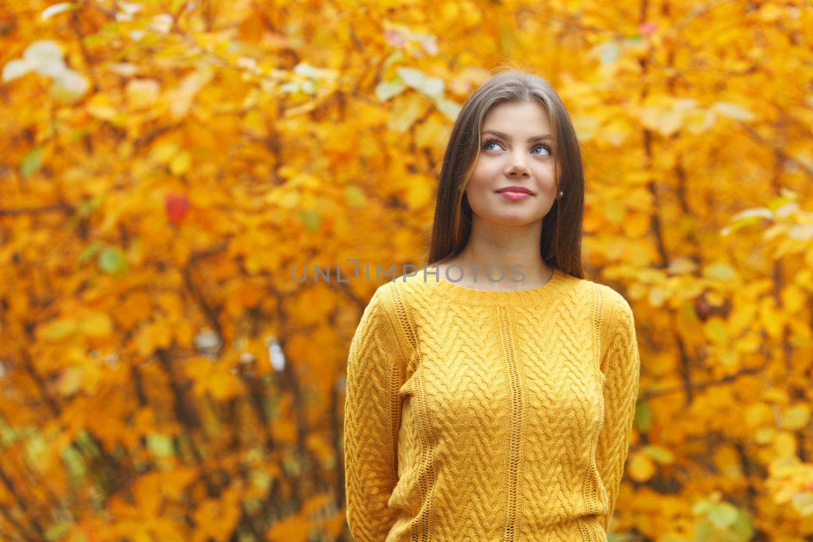 Autumn woman by Yellowj