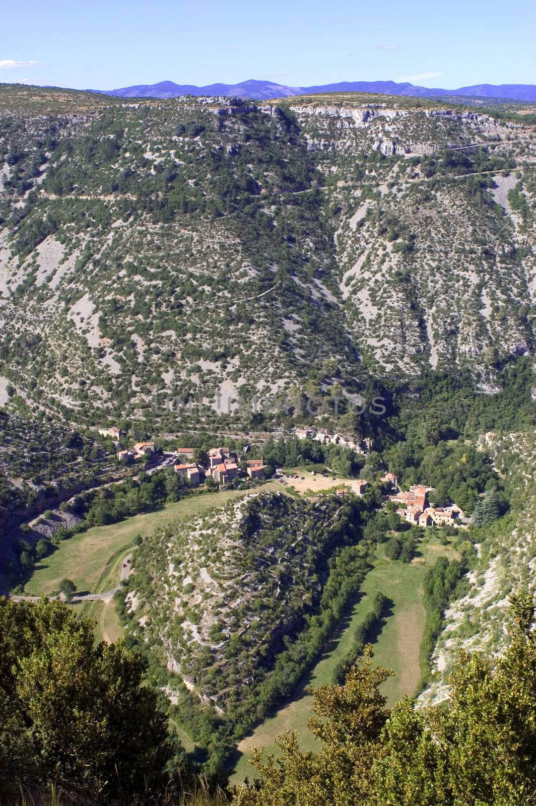 Navacelles, French natural heritage site of humanity by UNESCO