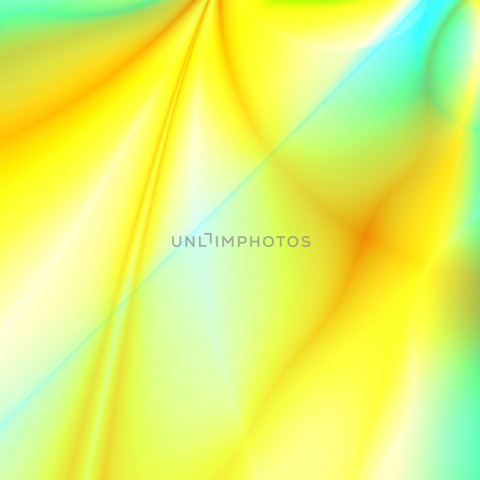 abstract smoothed lines and gradients of yellow color