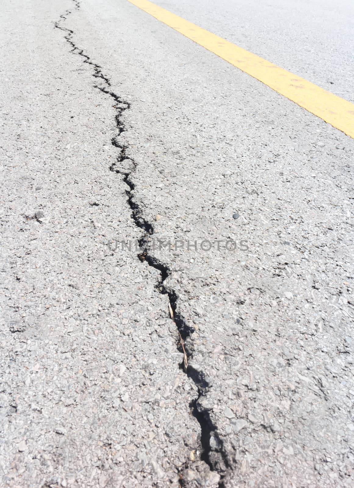 cracked road