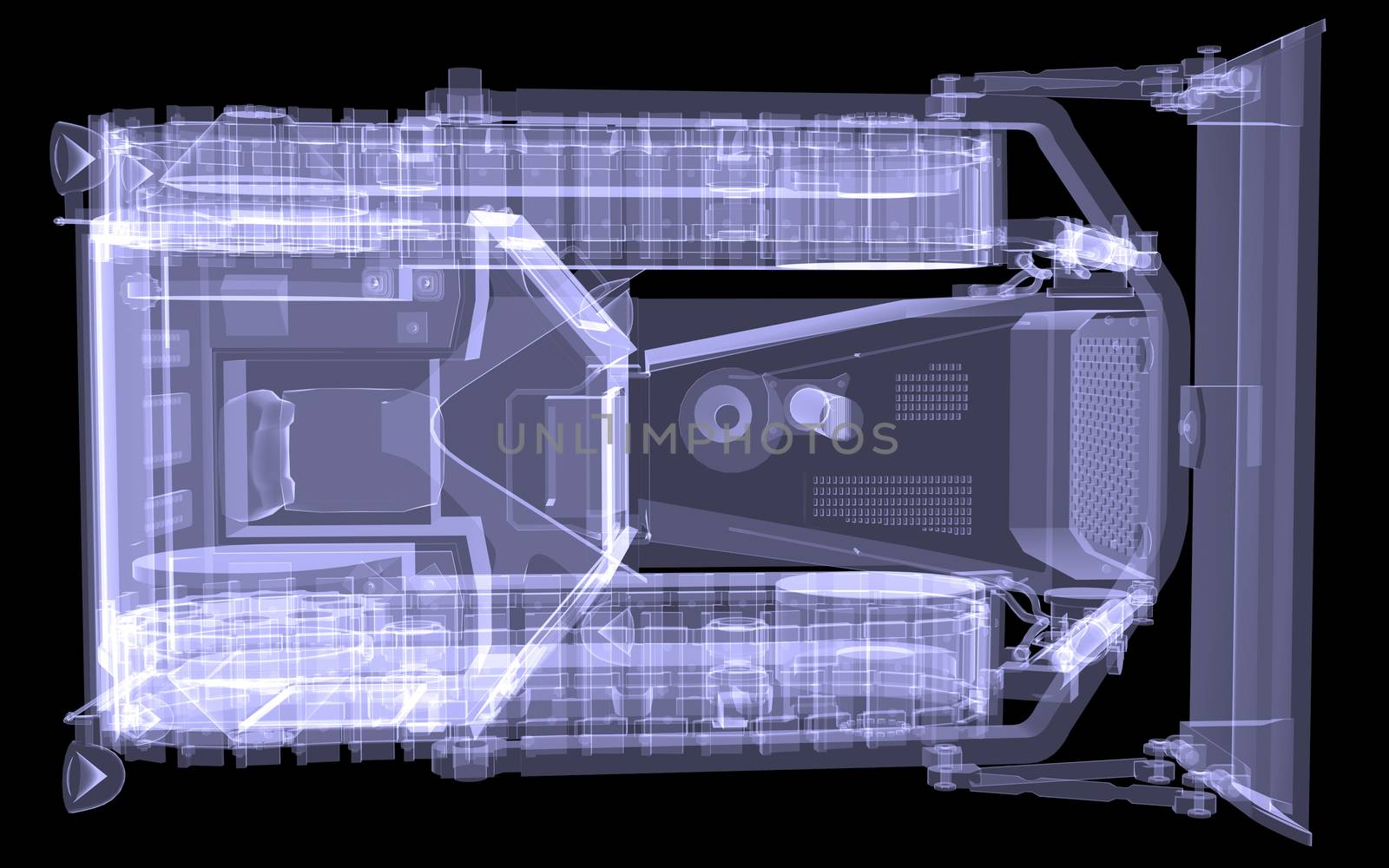 Bulldozer. X-ray by cherezoff