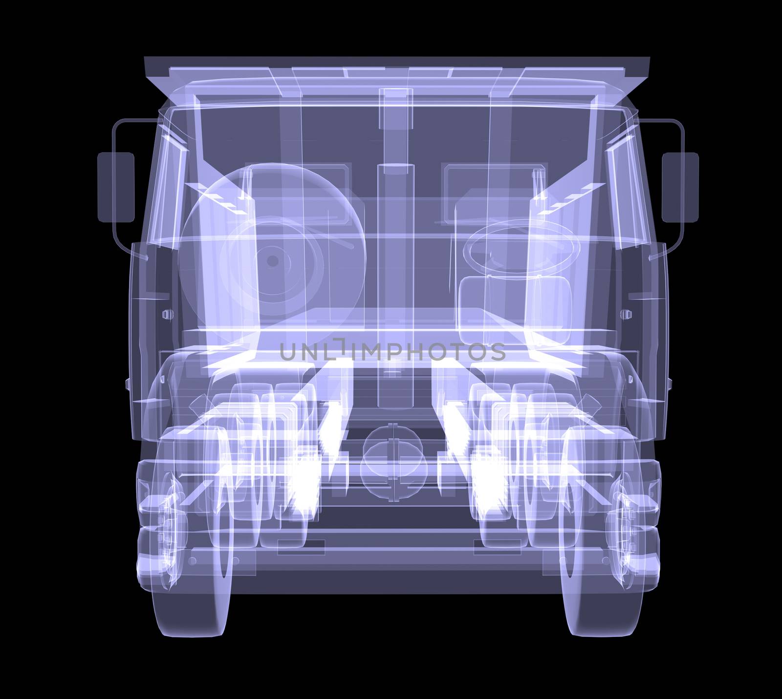 Big truck. X-ray by cherezoff