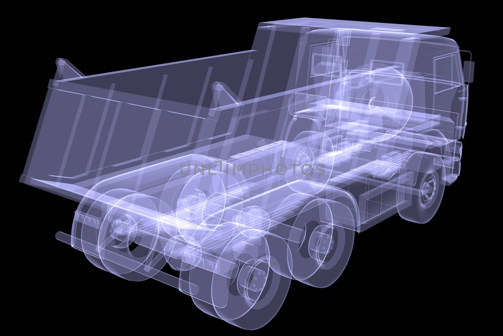 Big truck. X-ray by cherezoff