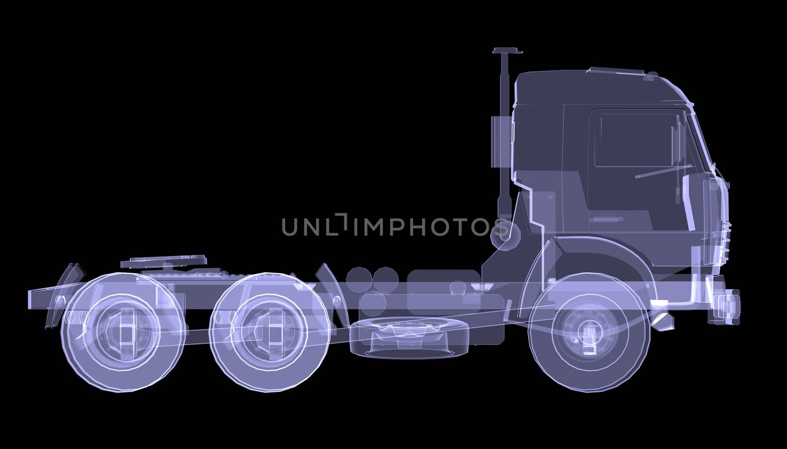 Big truck. X-ray by cherezoff