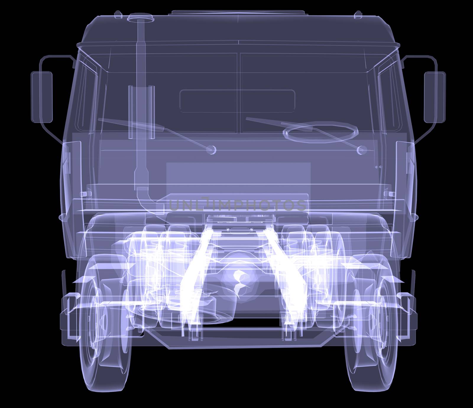 Big truck. X-ray by cherezoff