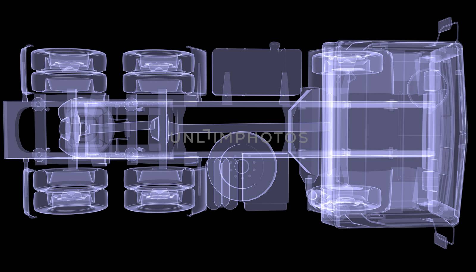 Big truck. X-ray by cherezoff