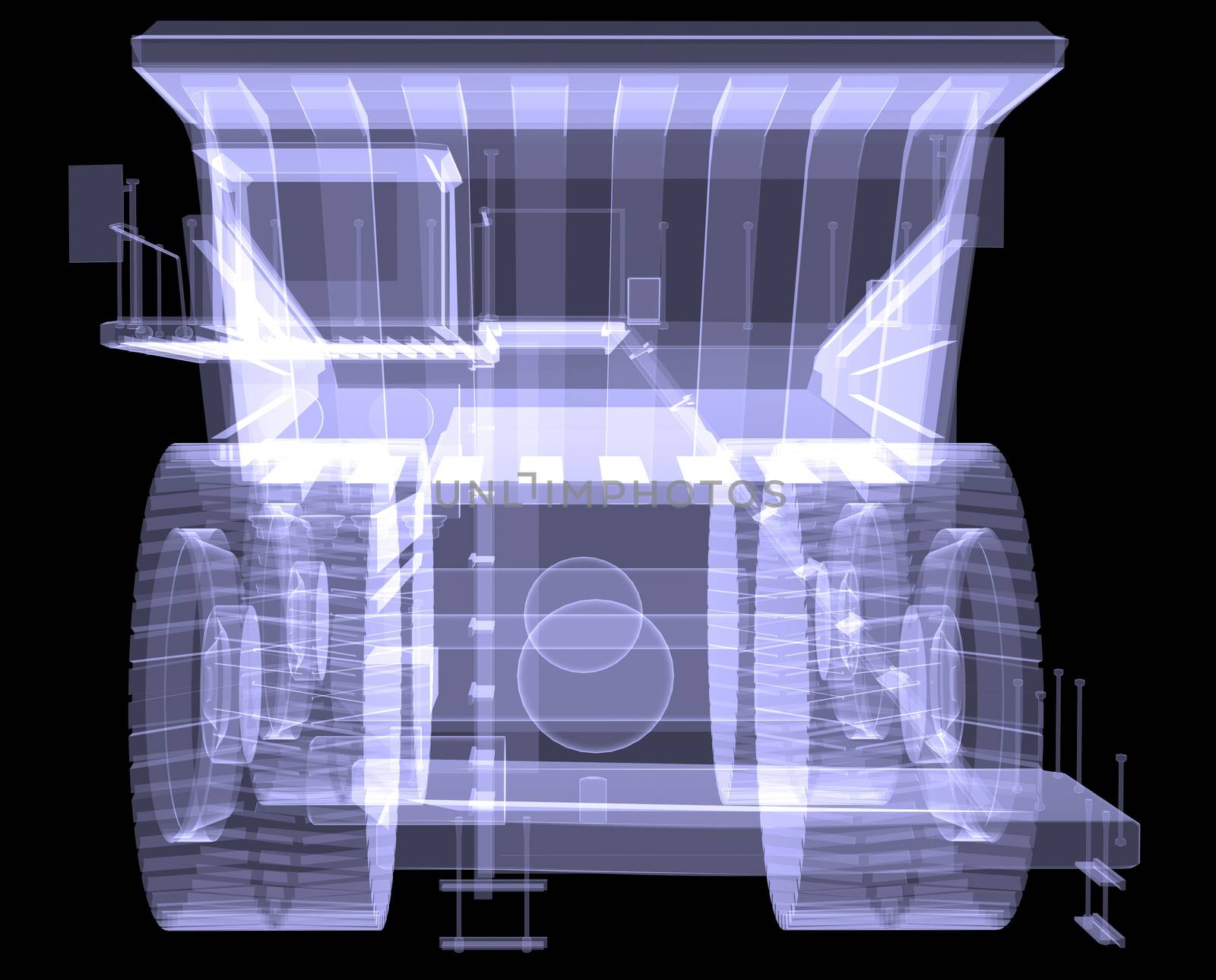 Big truck. X-ray by cherezoff