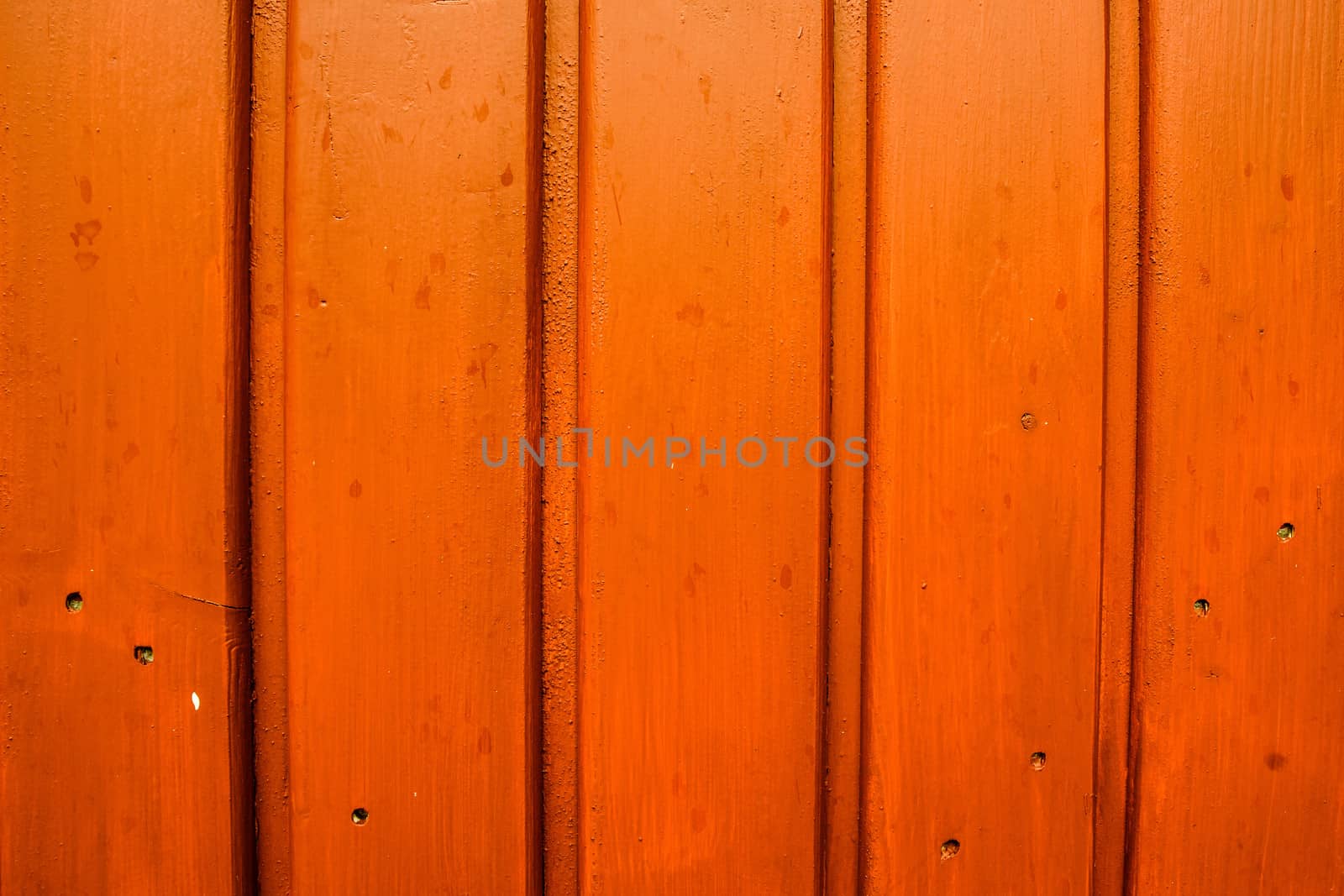 Grunge wooden wall in strong color