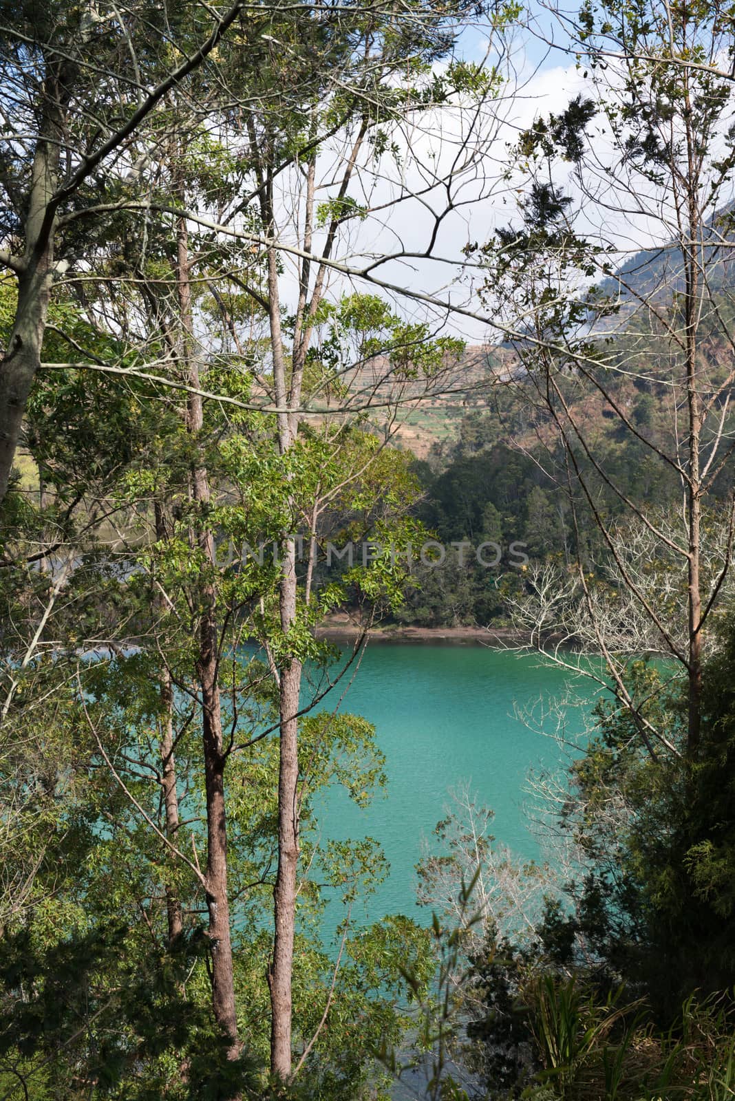 Volcanic colorful lake by iryna_rasko