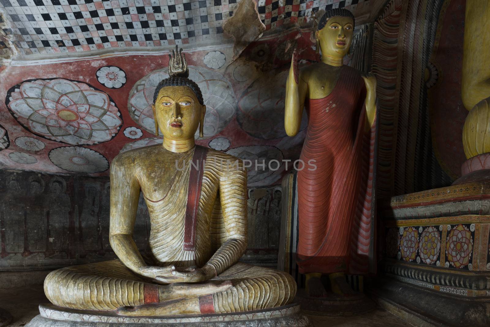 Ancient Buddha statue images by iryna_rasko