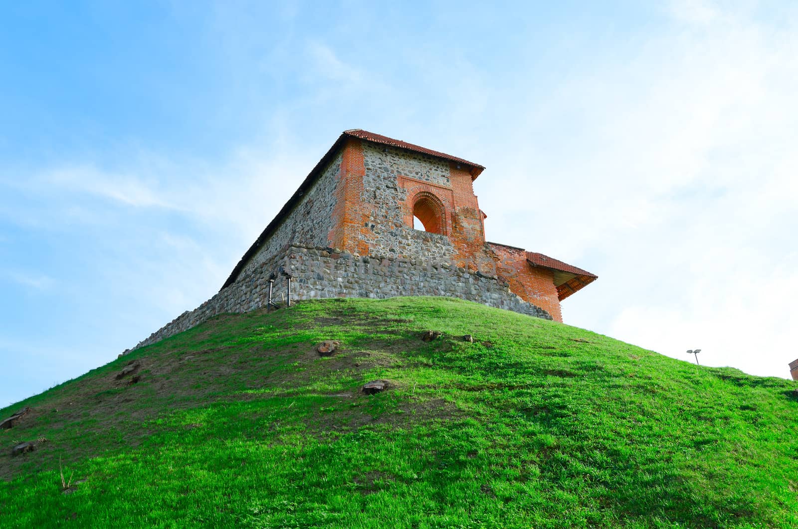 inas castle in Vilnius. Fortification construction. Lithuania.