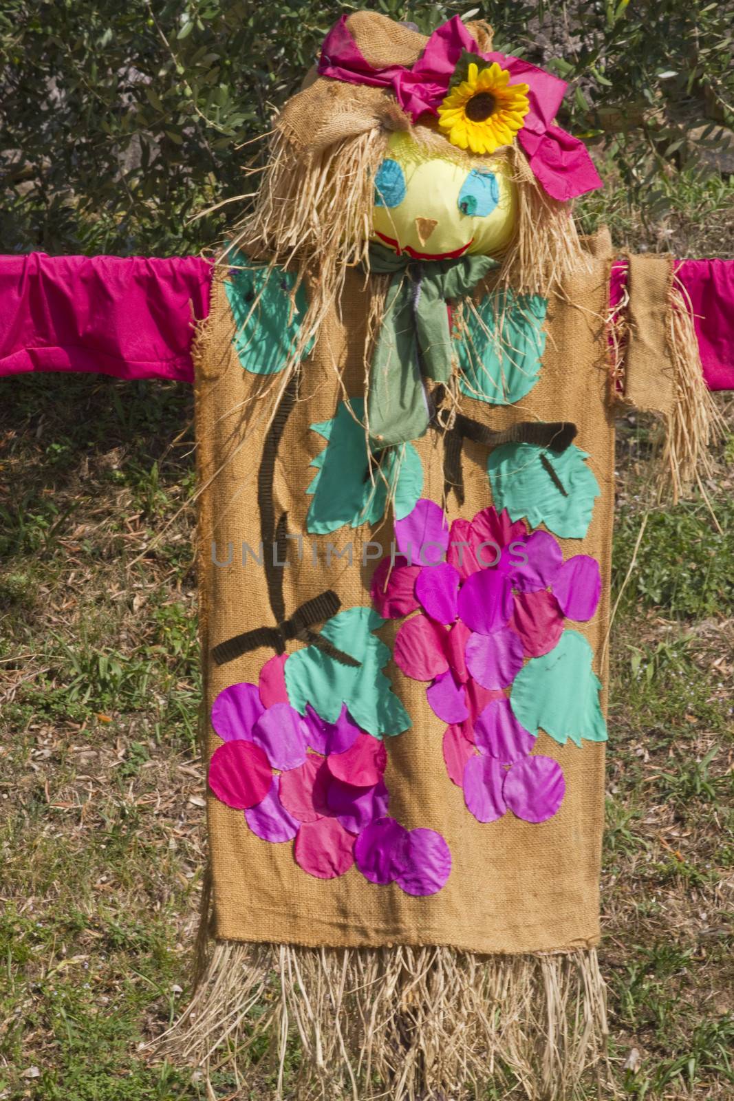 Scarecrow in autumn