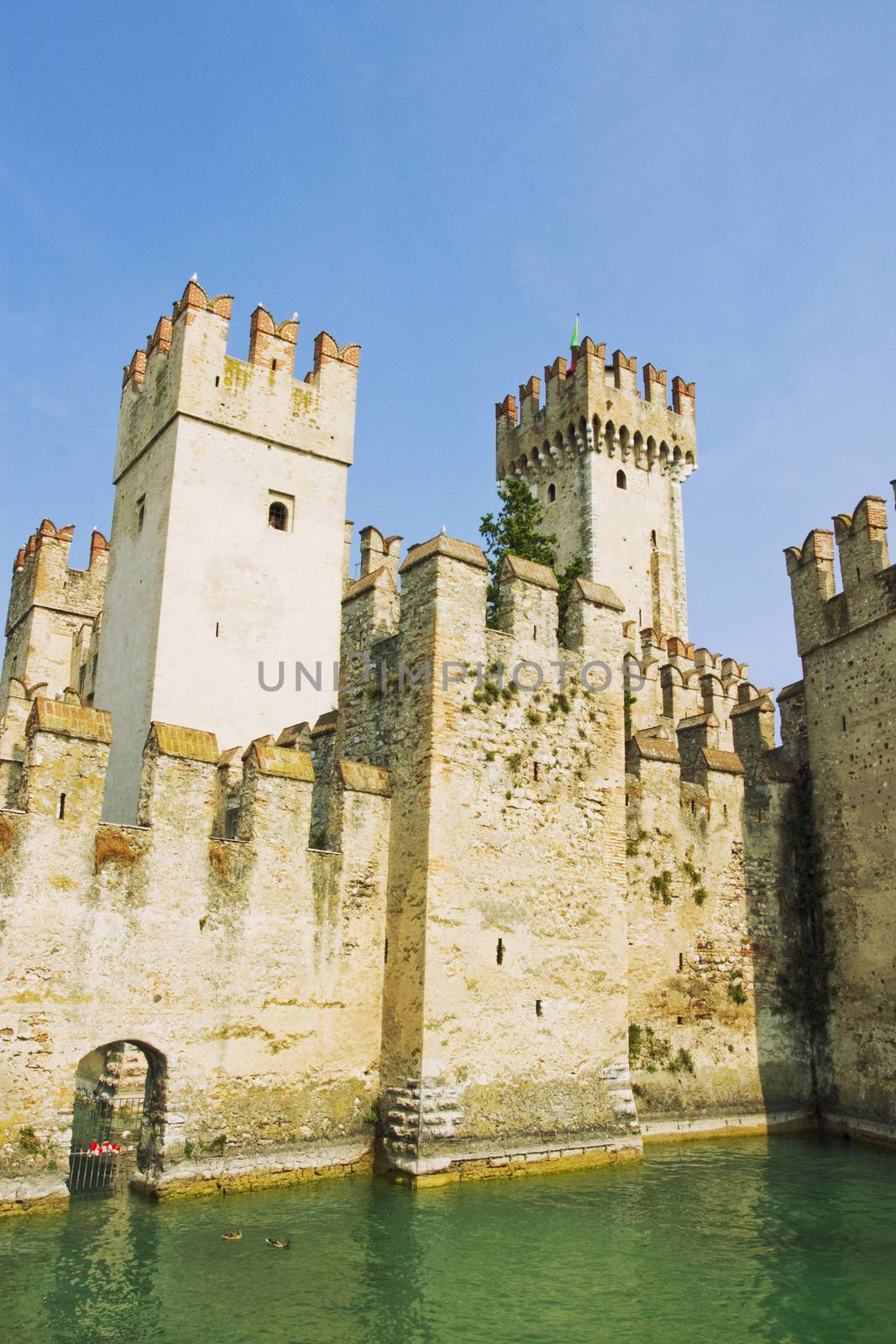 Sirmione castle, Garda lake, Brescia, Italy