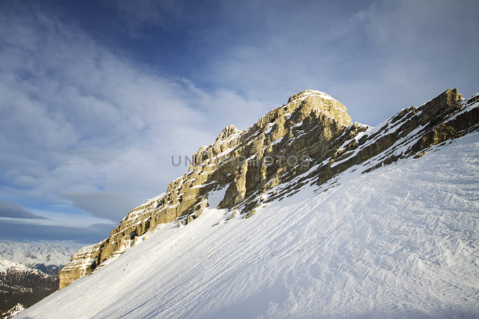 Dolomites in winter