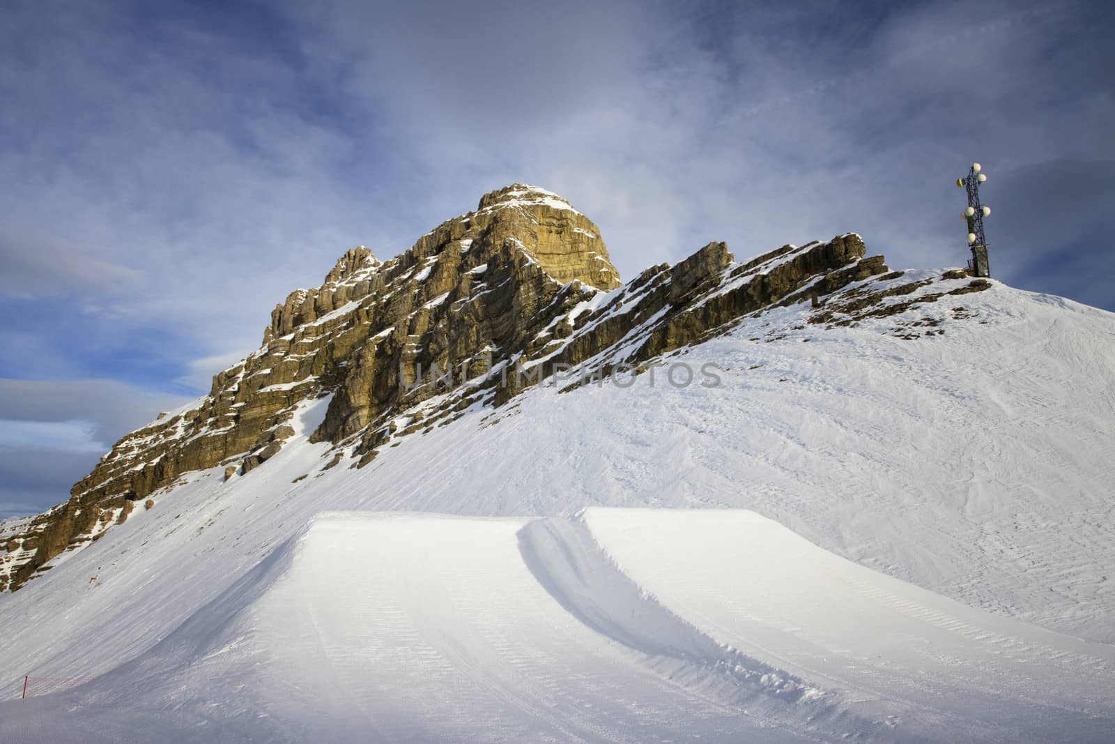 Dolomites in winter