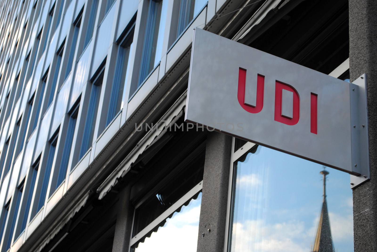 Norwegian Directorate of Immigration (UDI) sign by Brage