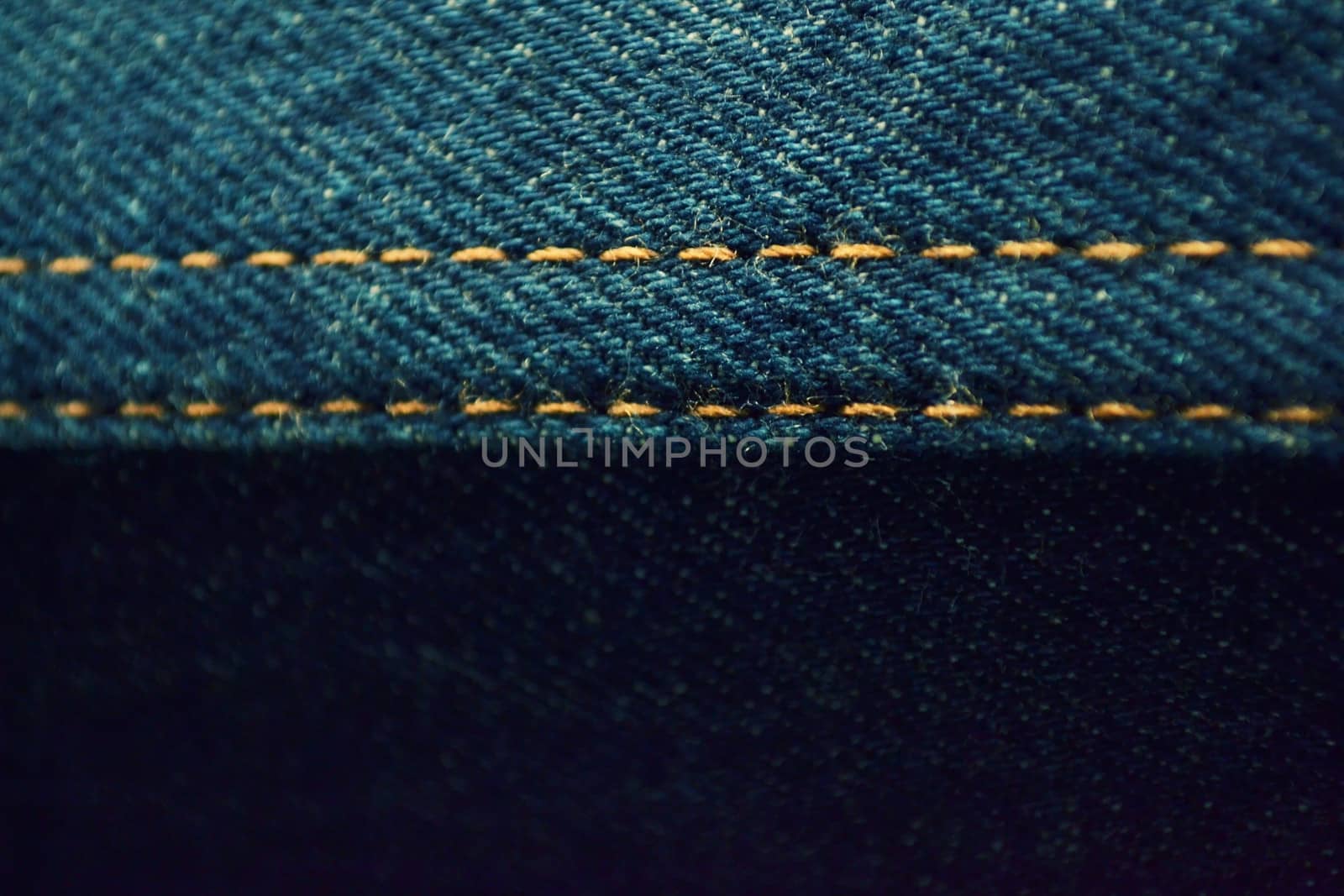 Denim fabric for the background. by apichart