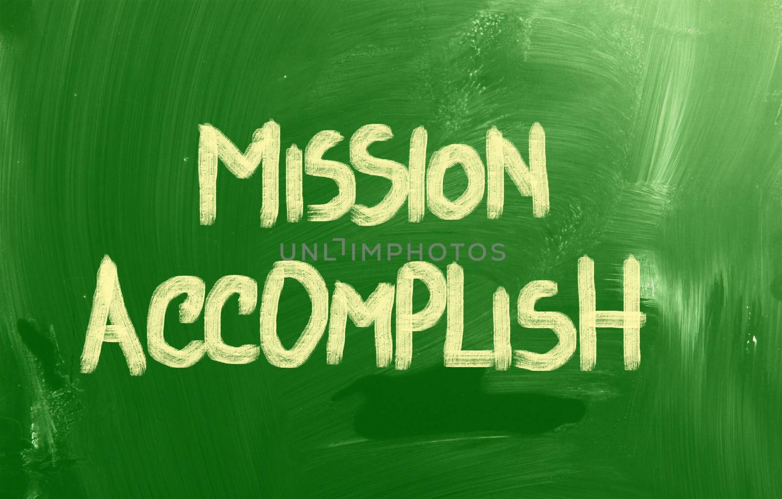 Mission Accomplish Concept