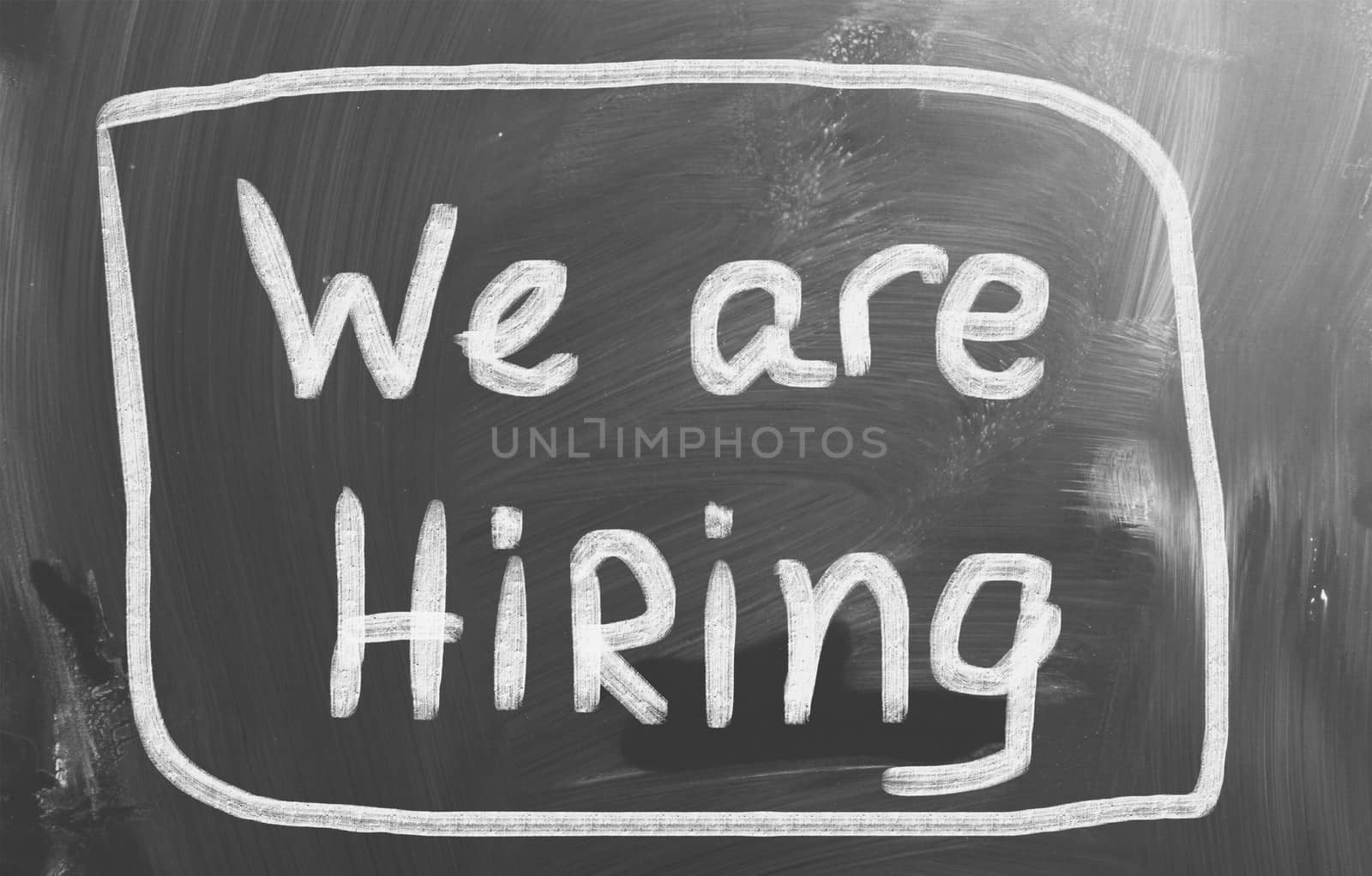 We Are Hiring Concept