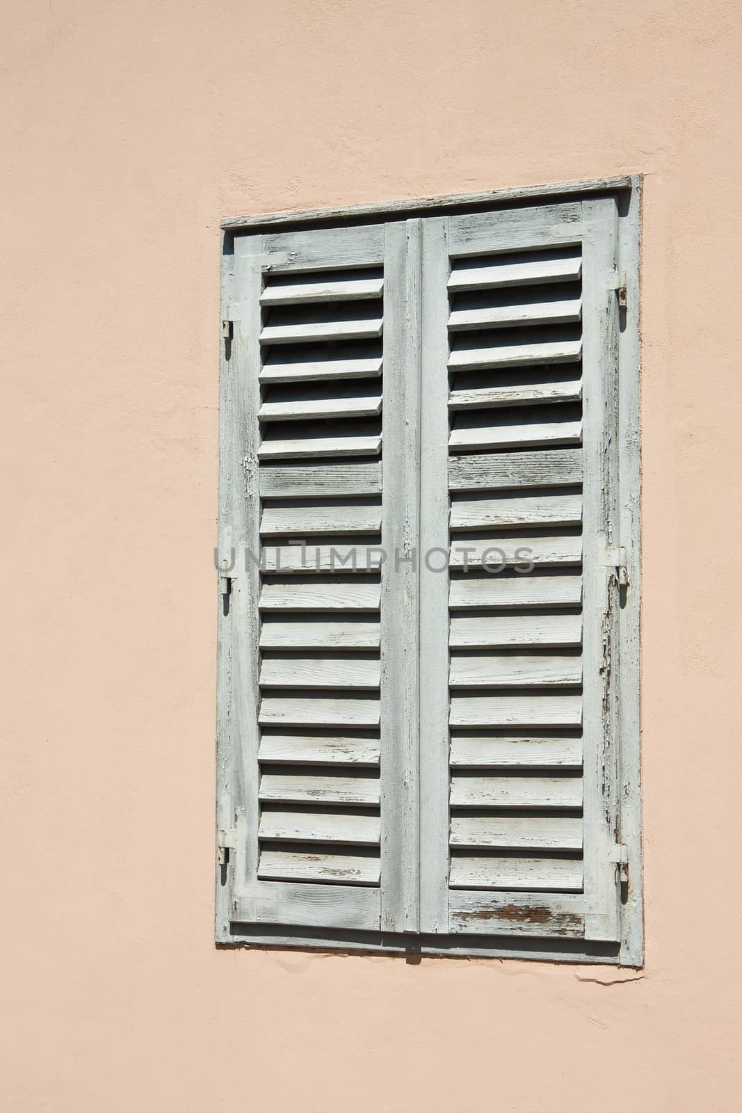 A window with shutters