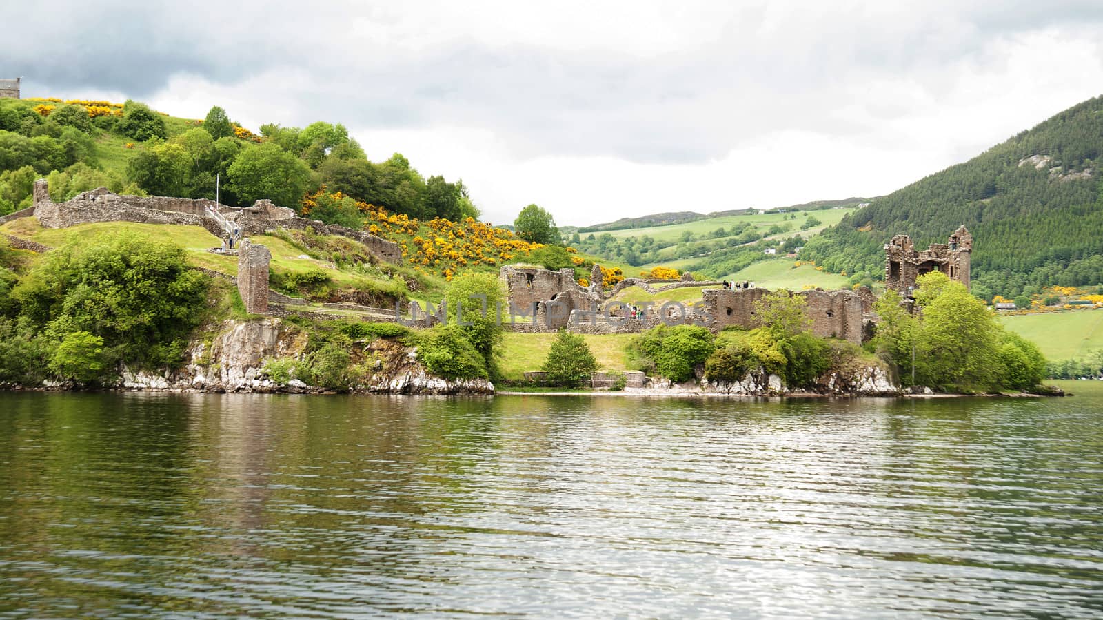 Urquhart Castle at Loch Ness, Scotland by rodrigobellizzi