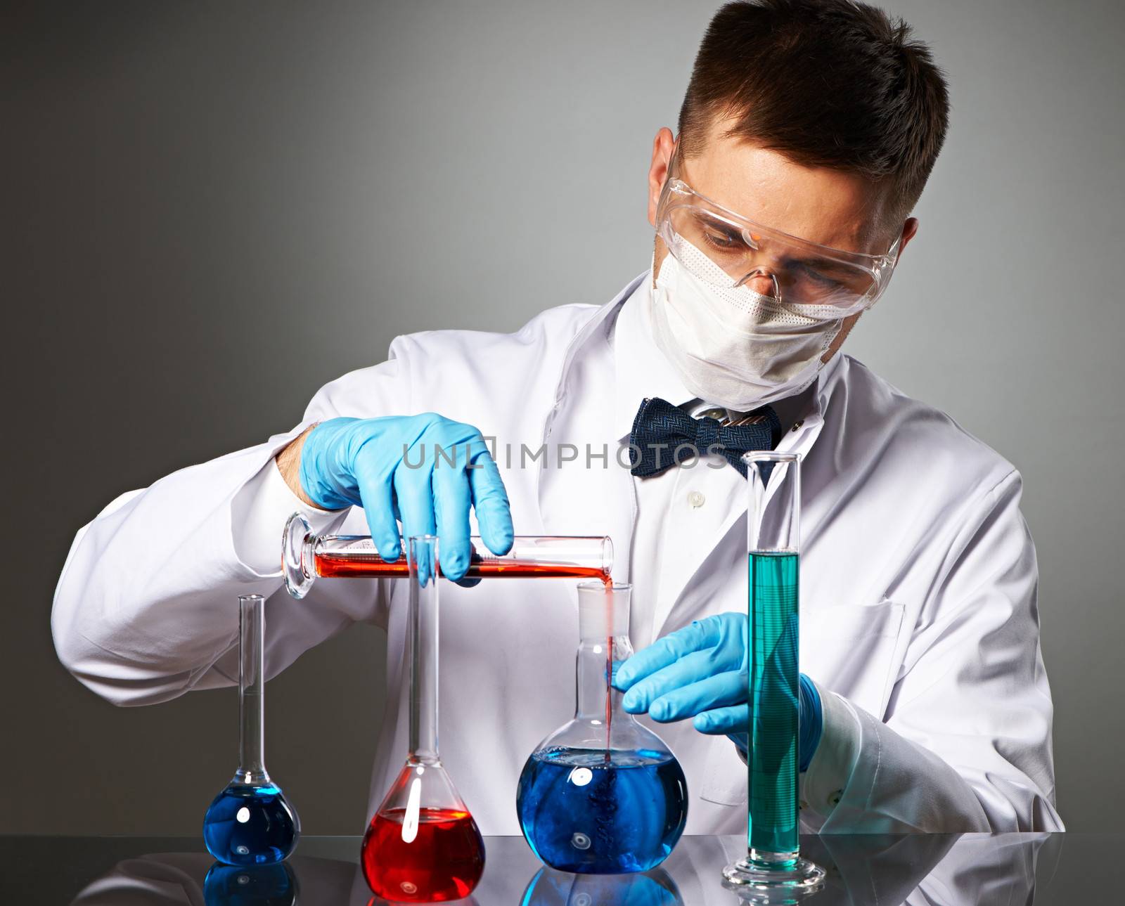 Scientist at laboratory by haveseen