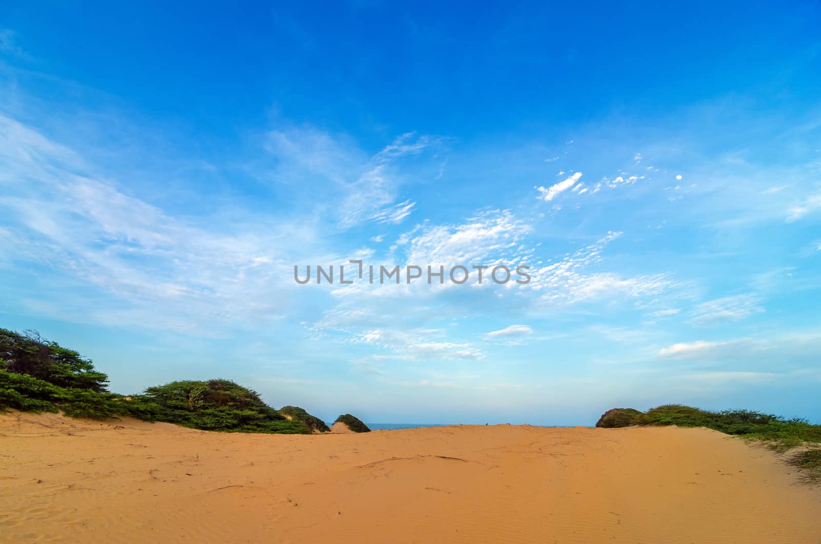 Sand and Blue Sky by jkraft5