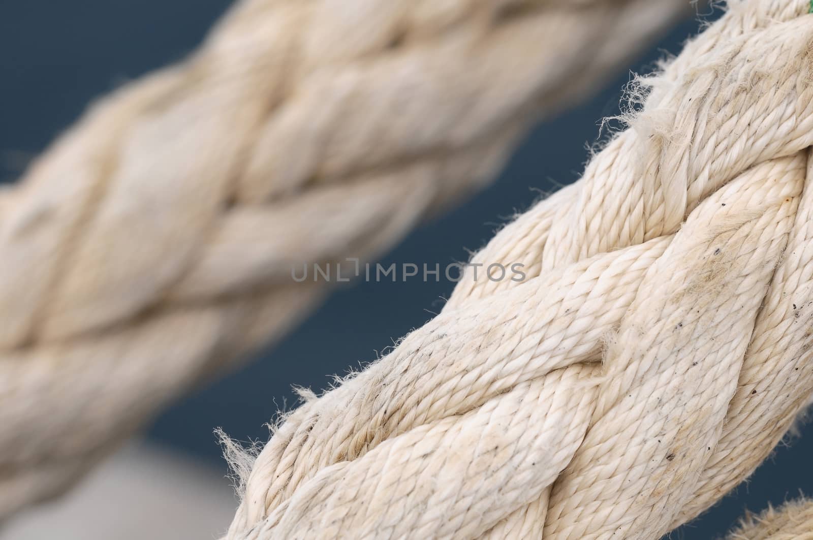 A Naval Rope on a Pier, in Canary Islands, Spain