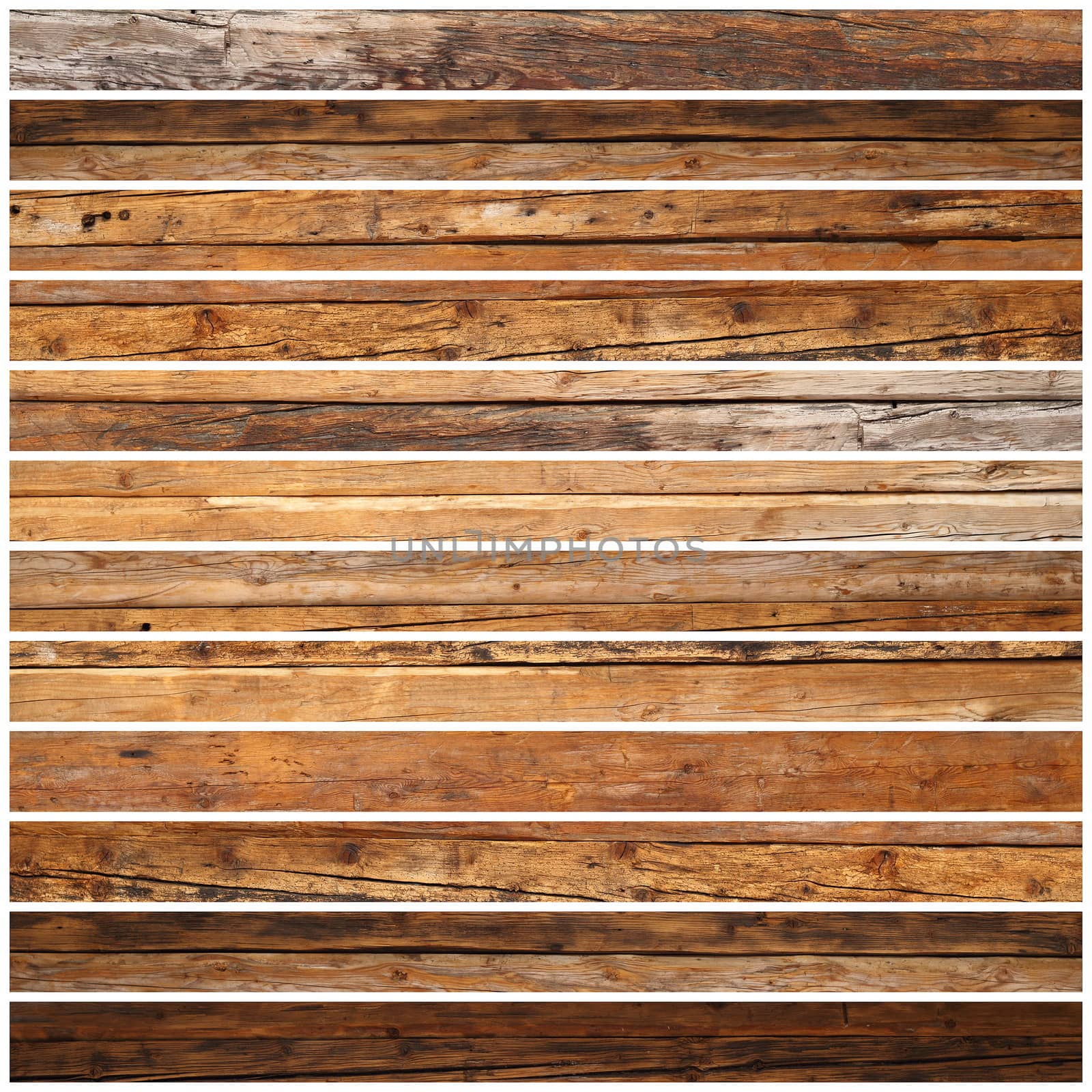 old beautiful wooden planks forming parquet design