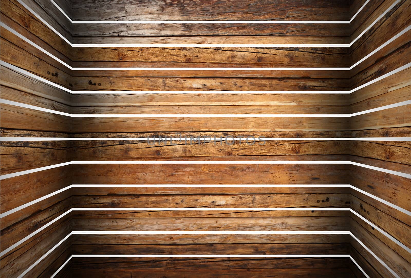vintage abstract wooden structure made from old planks