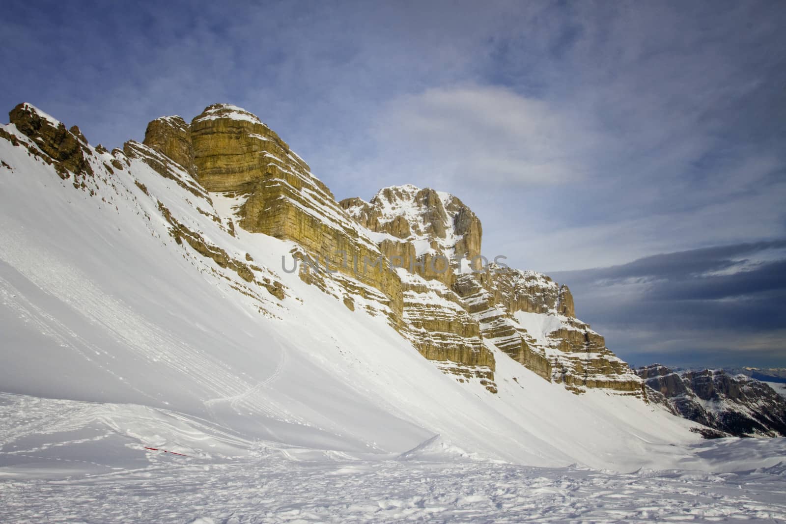 Dolomites in winter