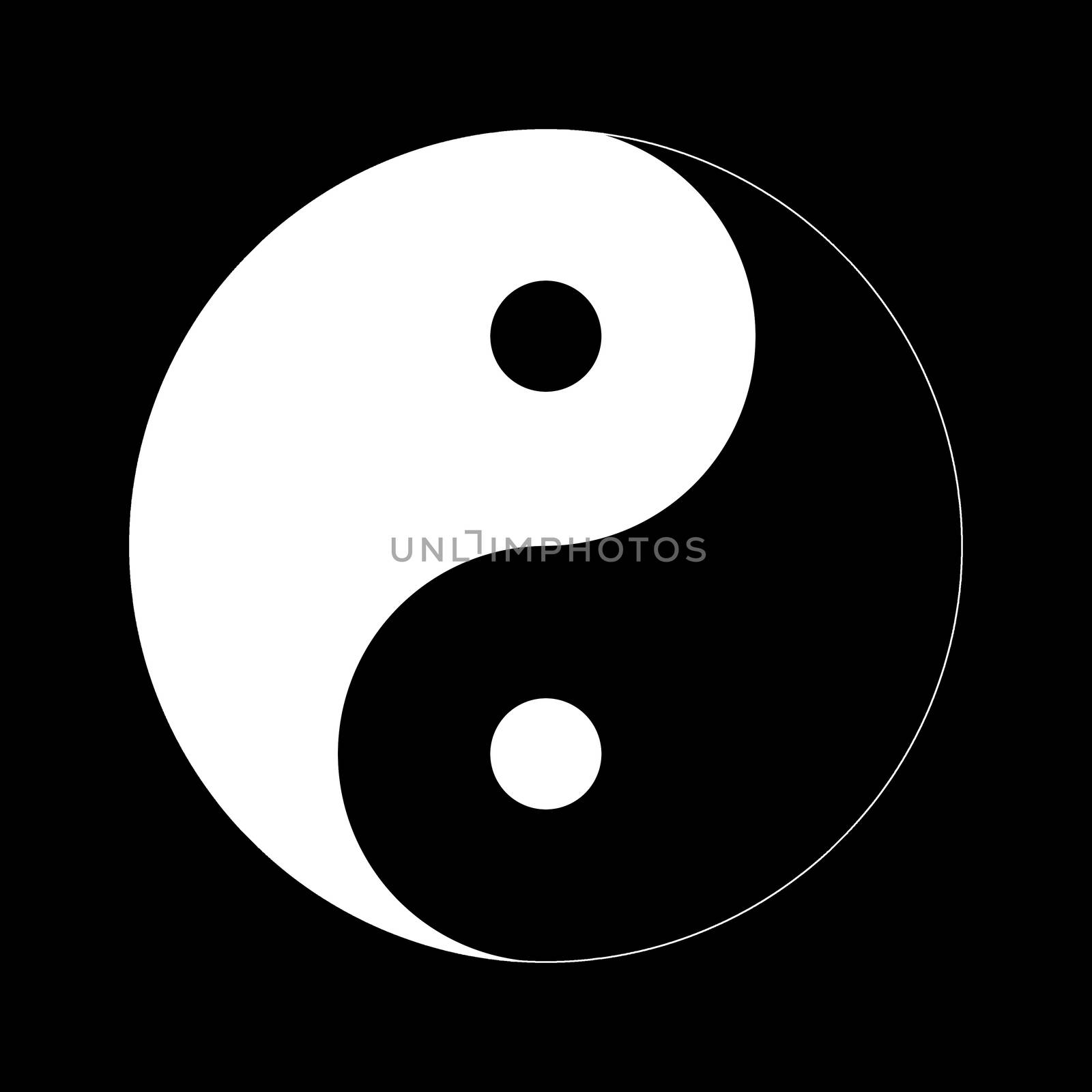 Yin Yang Day Night opposite or contrary forces.