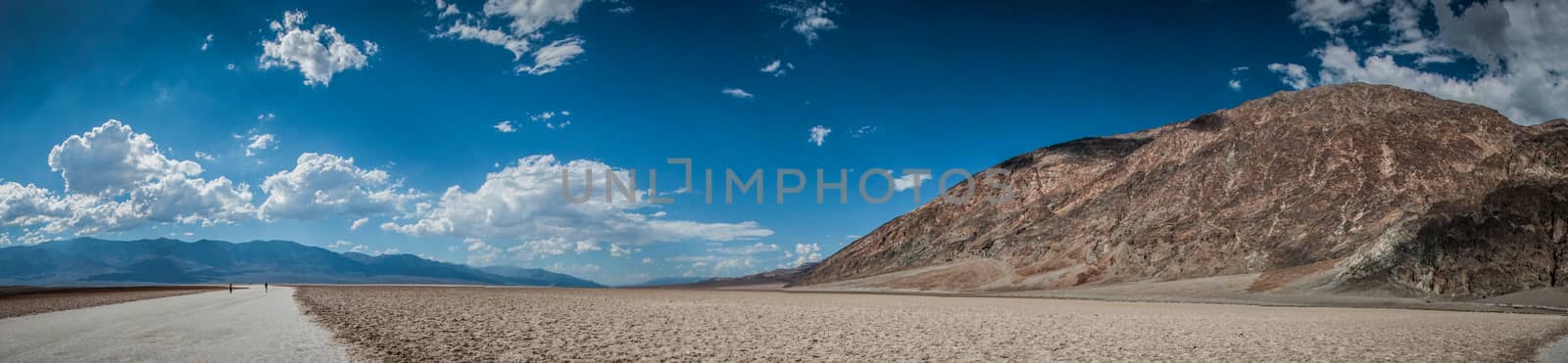nice Death Valley panorama, panoramic view on bad water basin nevada