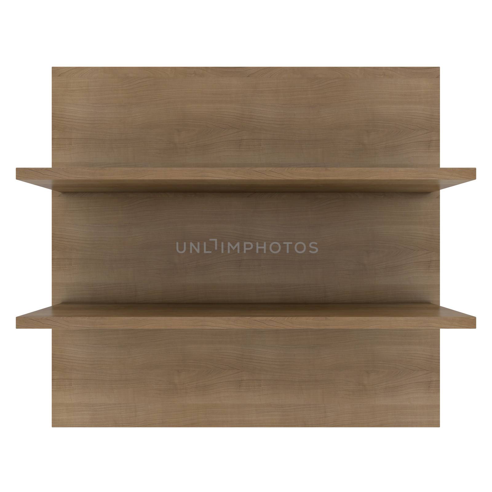 Wooden shelves by cherezoff