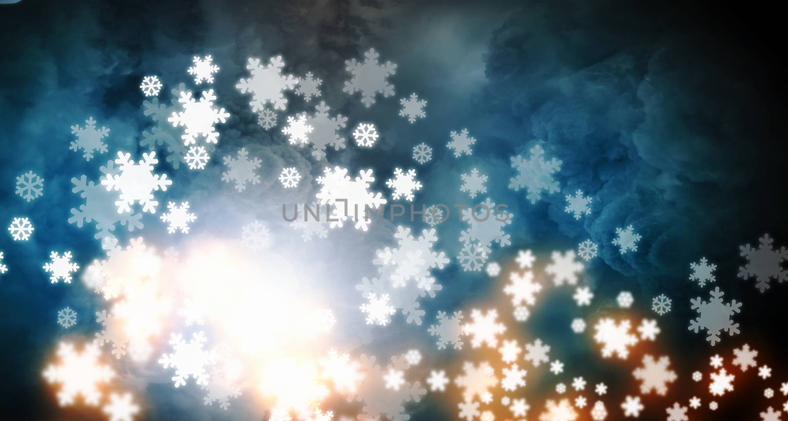 Background image with snowflakes. Happy New Year