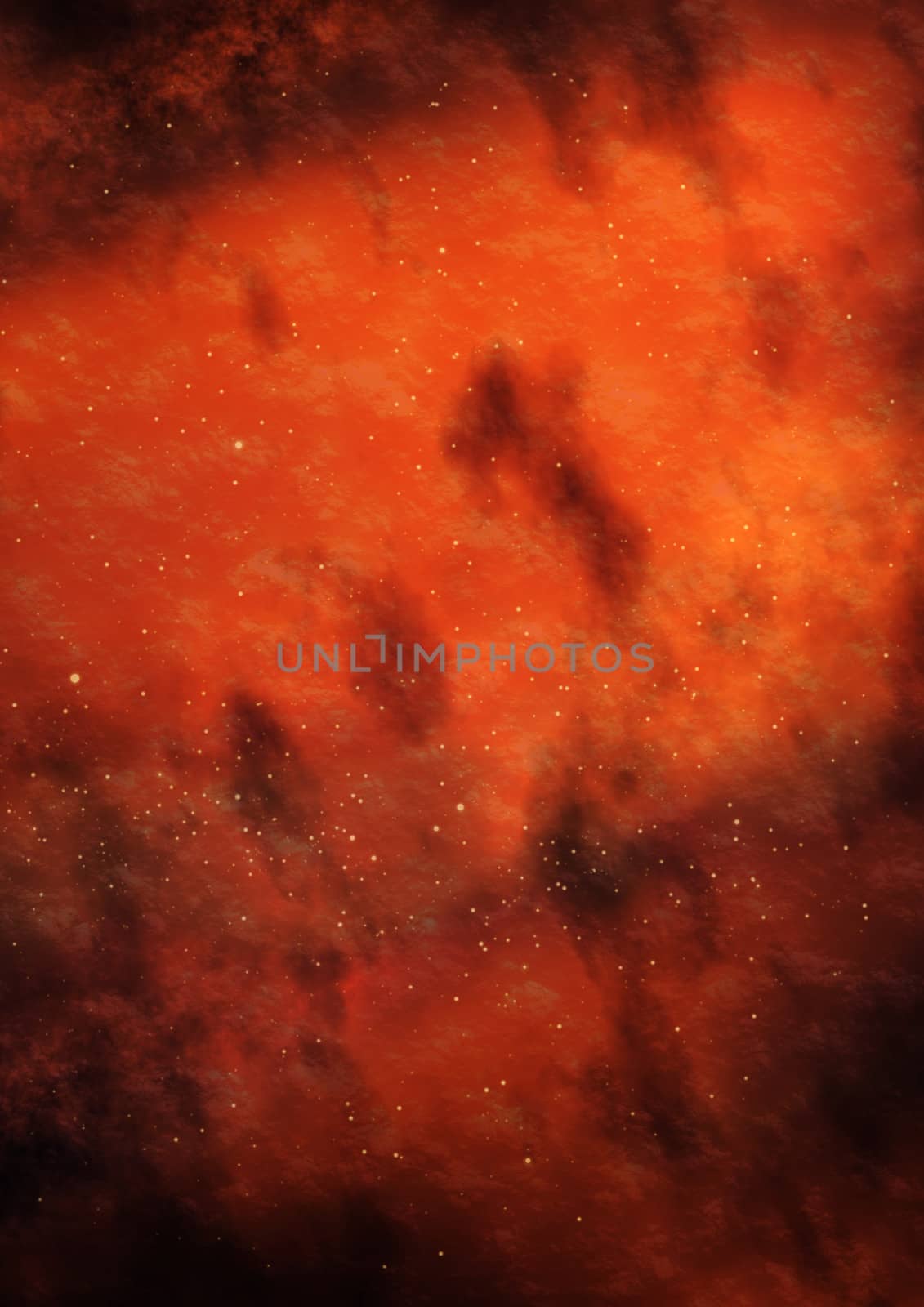 Far being shone nebula and star field against space. "Elements of this image furnished by NASA".