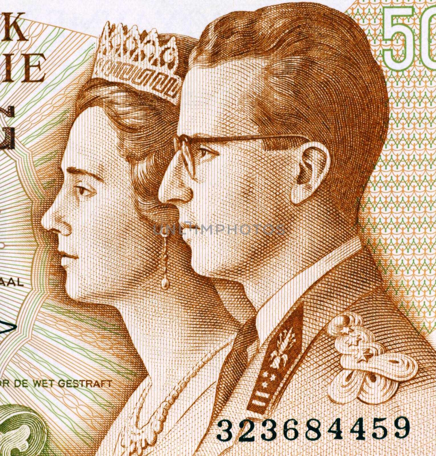 King Baudouin I and Queen Fabiola by Georgios