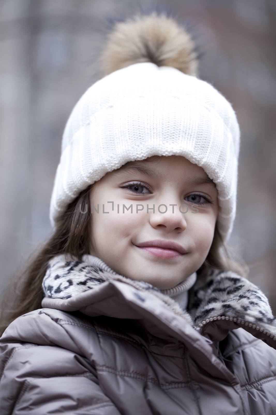 Autumn portrait of a beautiful little girl by andersonrise