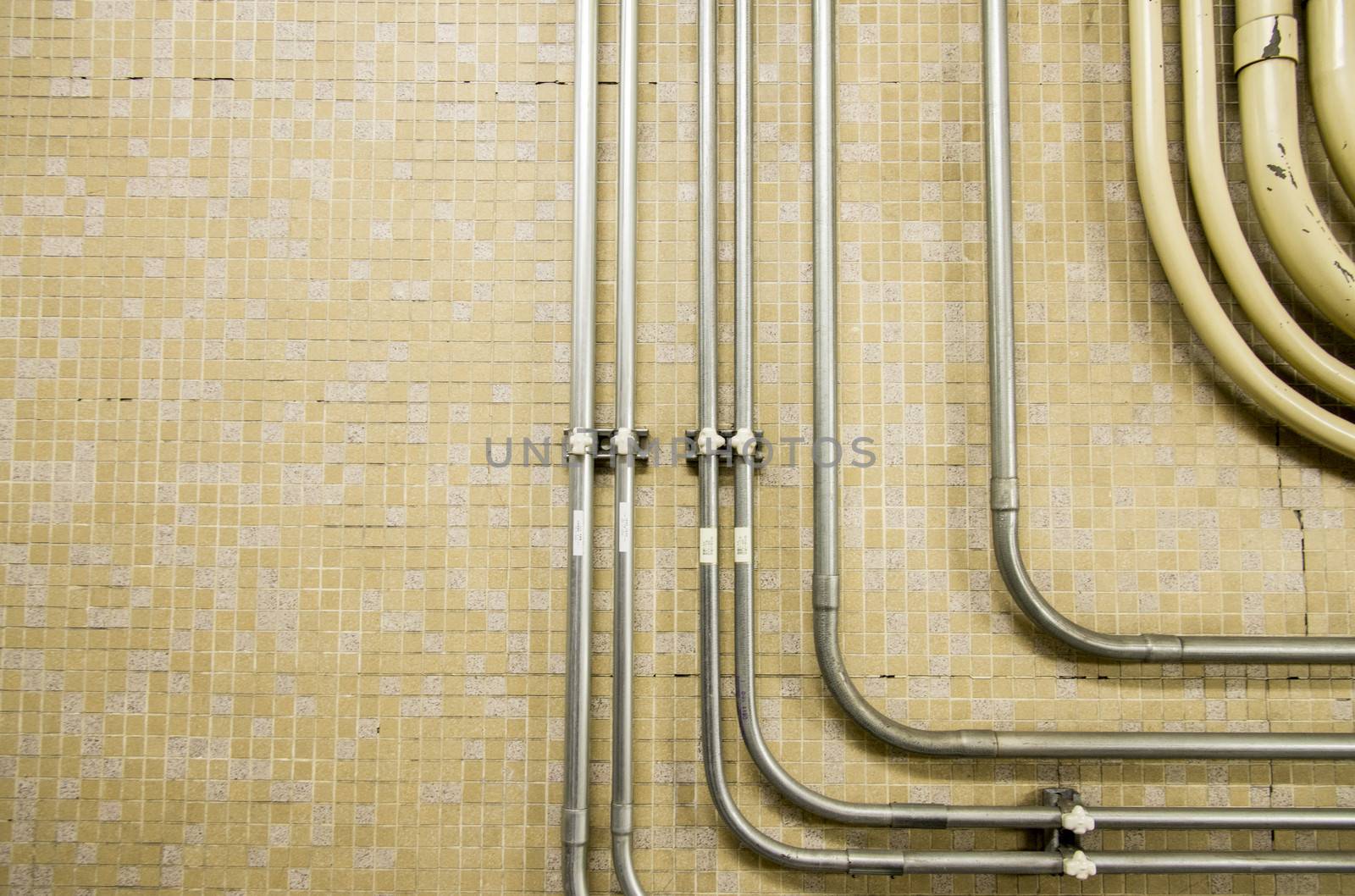 Piping connector on the wall3 by gjeerawut