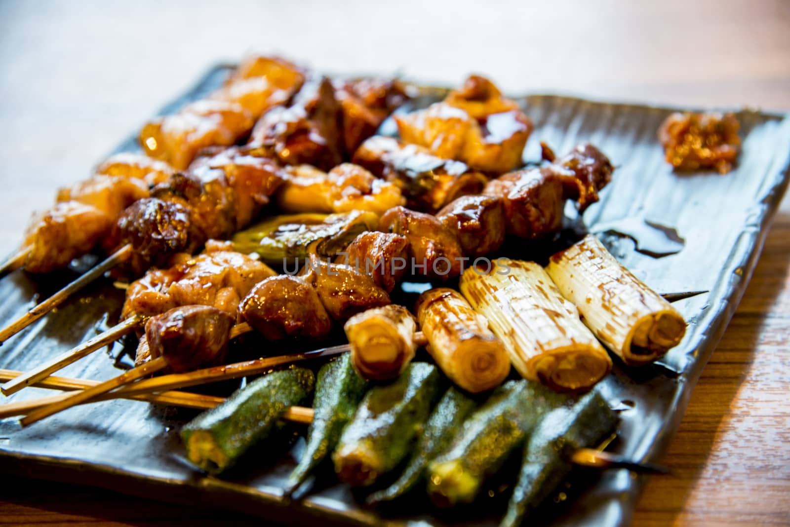 Chicken grill in Teriyaki style2 by gjeerawut