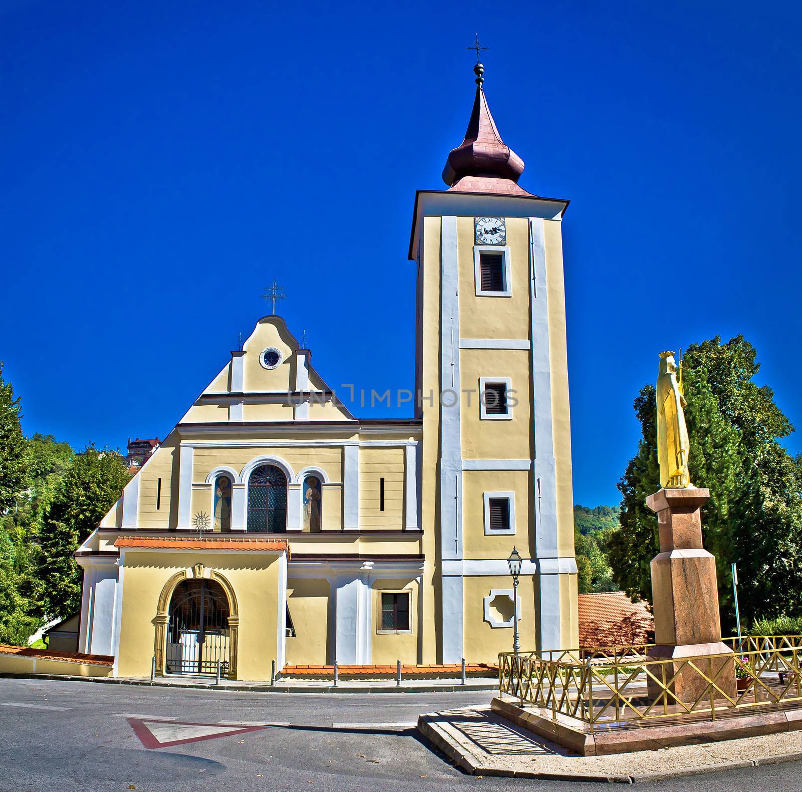 Church in Cucerje , Zagreb suburb by xbrchx