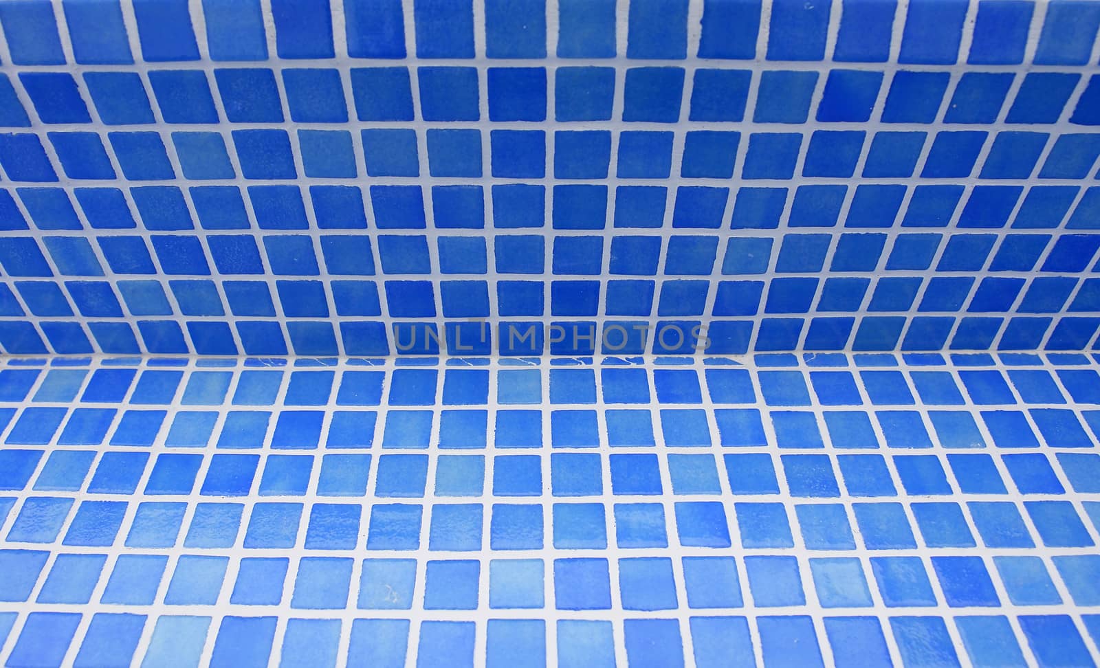 Swimming pool tile pattern detail