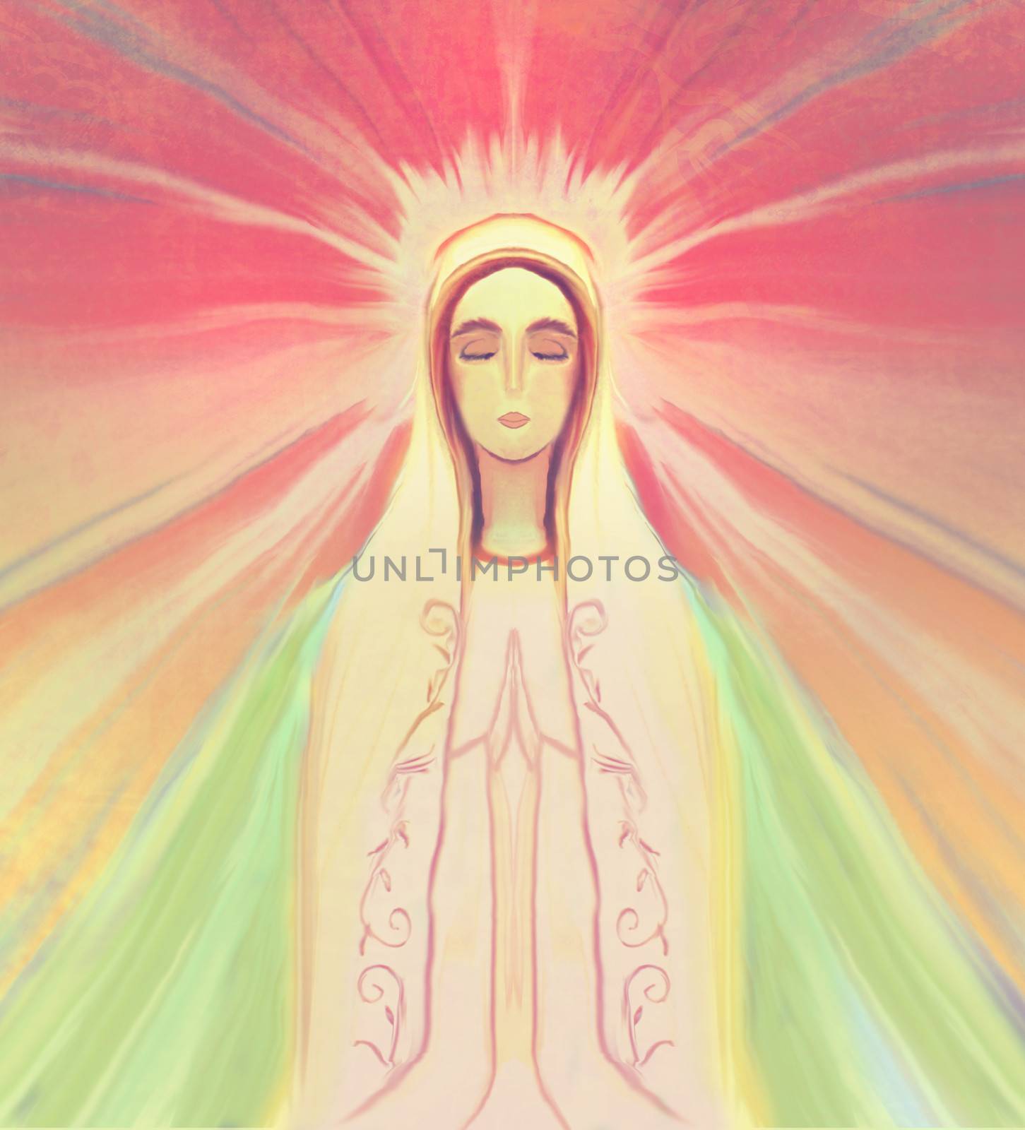 Blessed Virgin Mary portrait