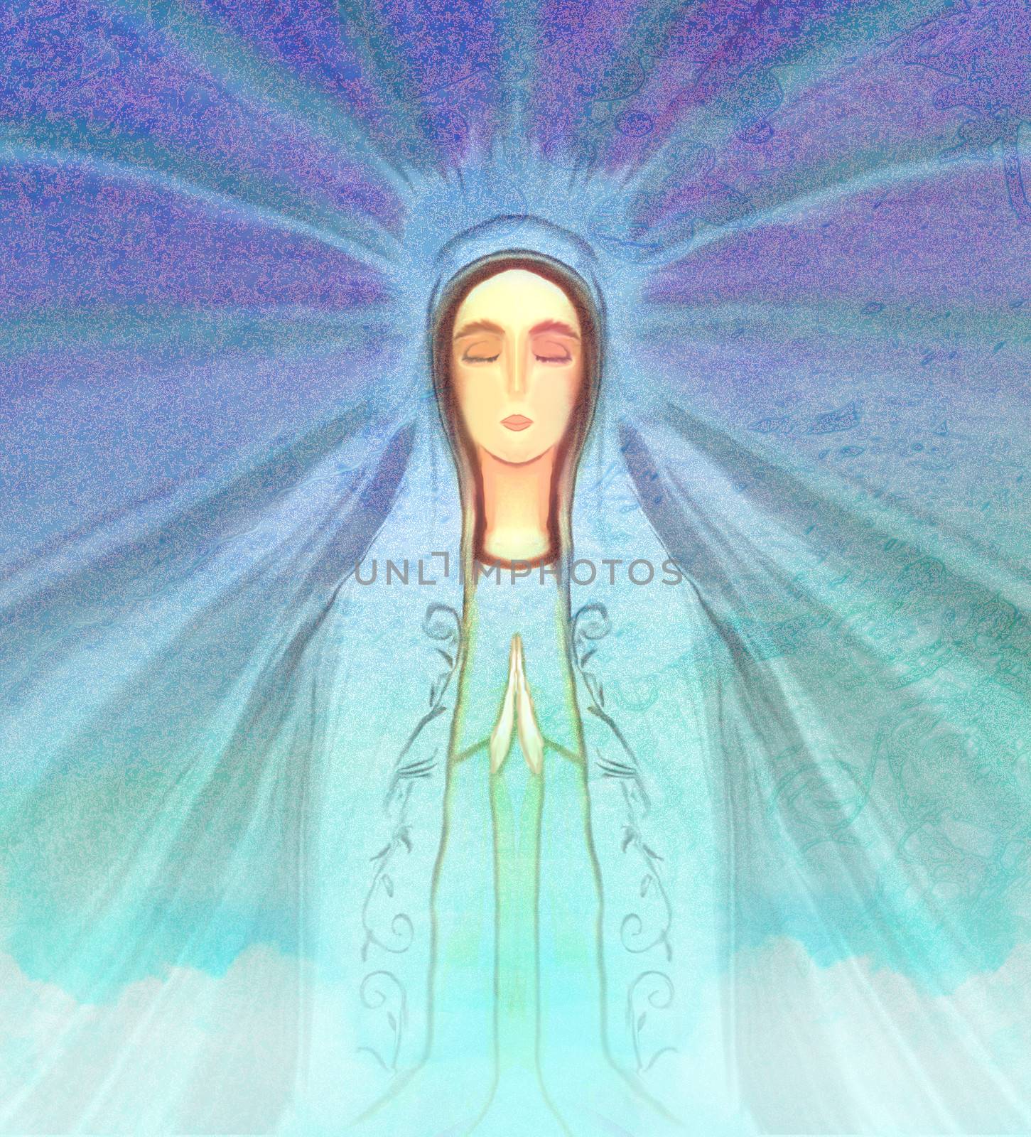 Blessed Virgin Mary portrait