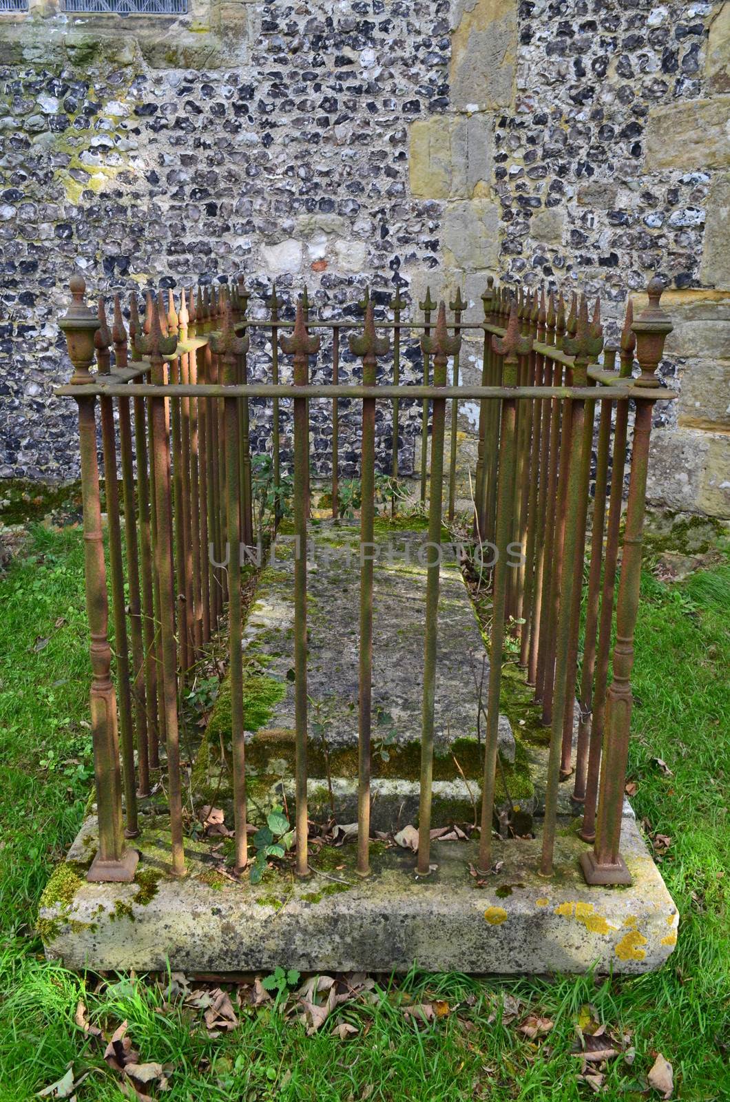 Mid19th century grave at a English churchyard.
