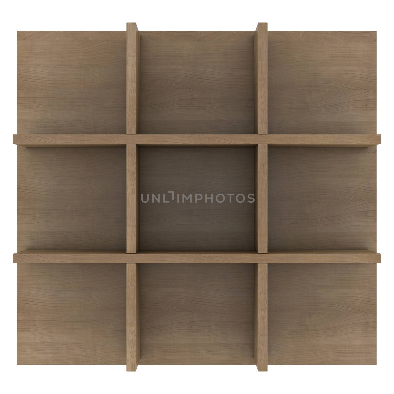Wooden shelves by cherezoff