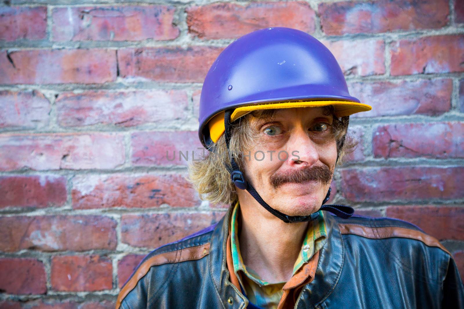 Man in Helmet by joshuaraineyphotography