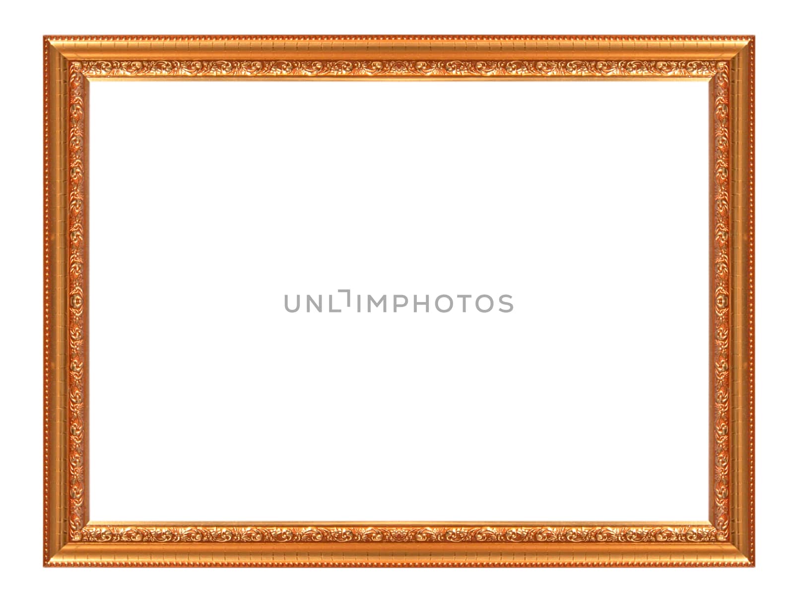 Old Antique  frame Isolated Decorative Carved Wood Stand Antique Black Frame Isolated On White Background