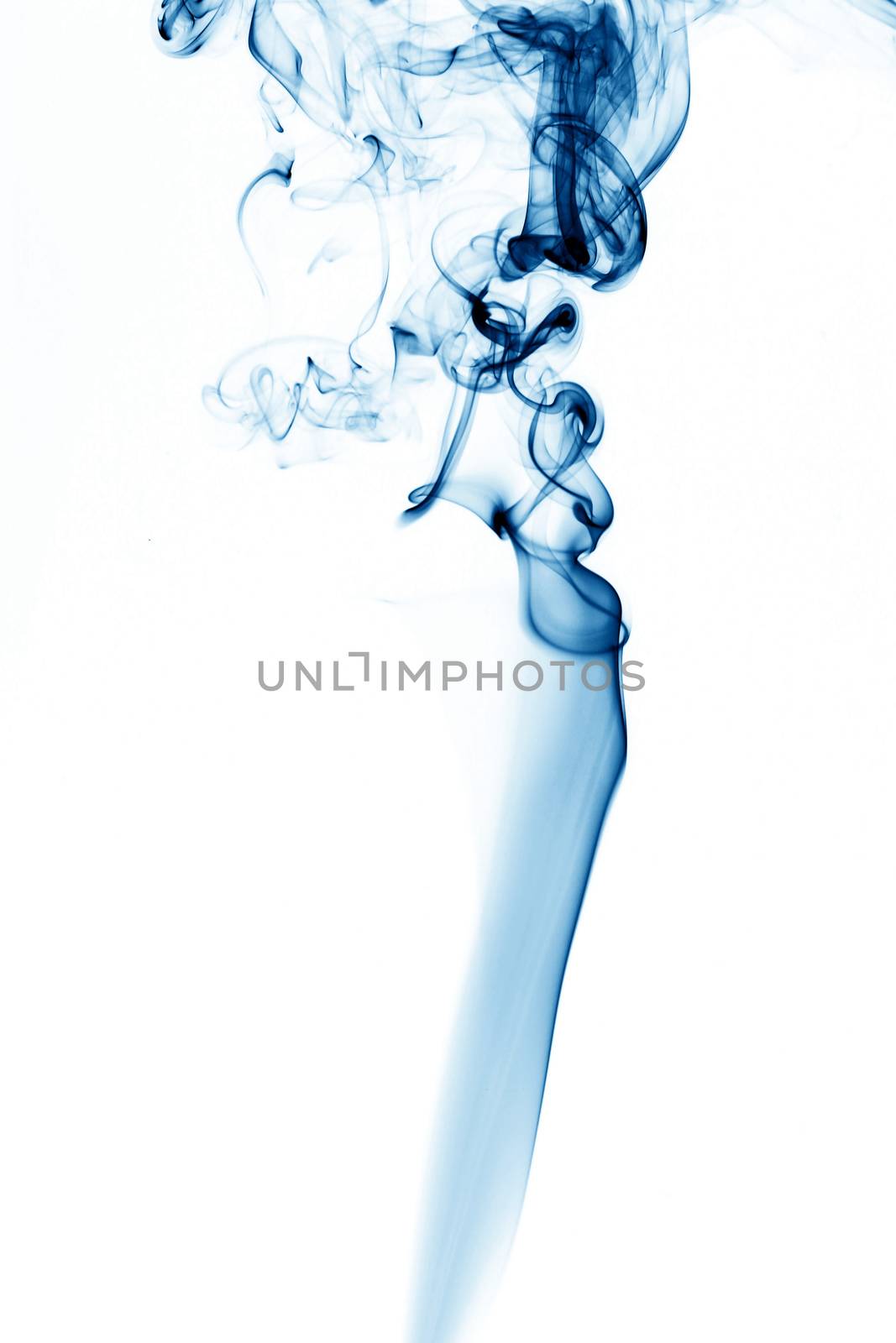 blue smoke abstract background close up