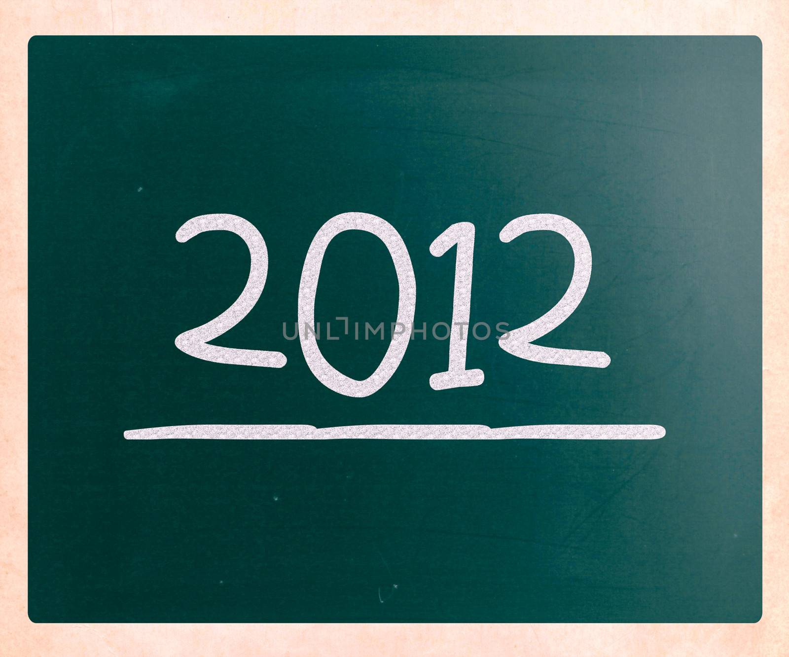 2012 on class chalkboard
